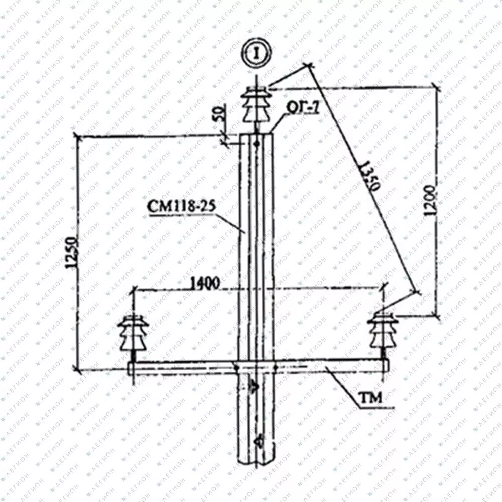 Многогранная опора УПМ10-1