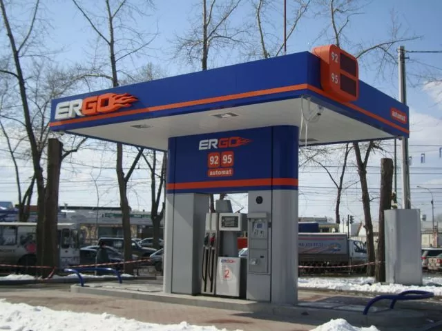 Освещение автозаправочной станции в Екатеринбурге